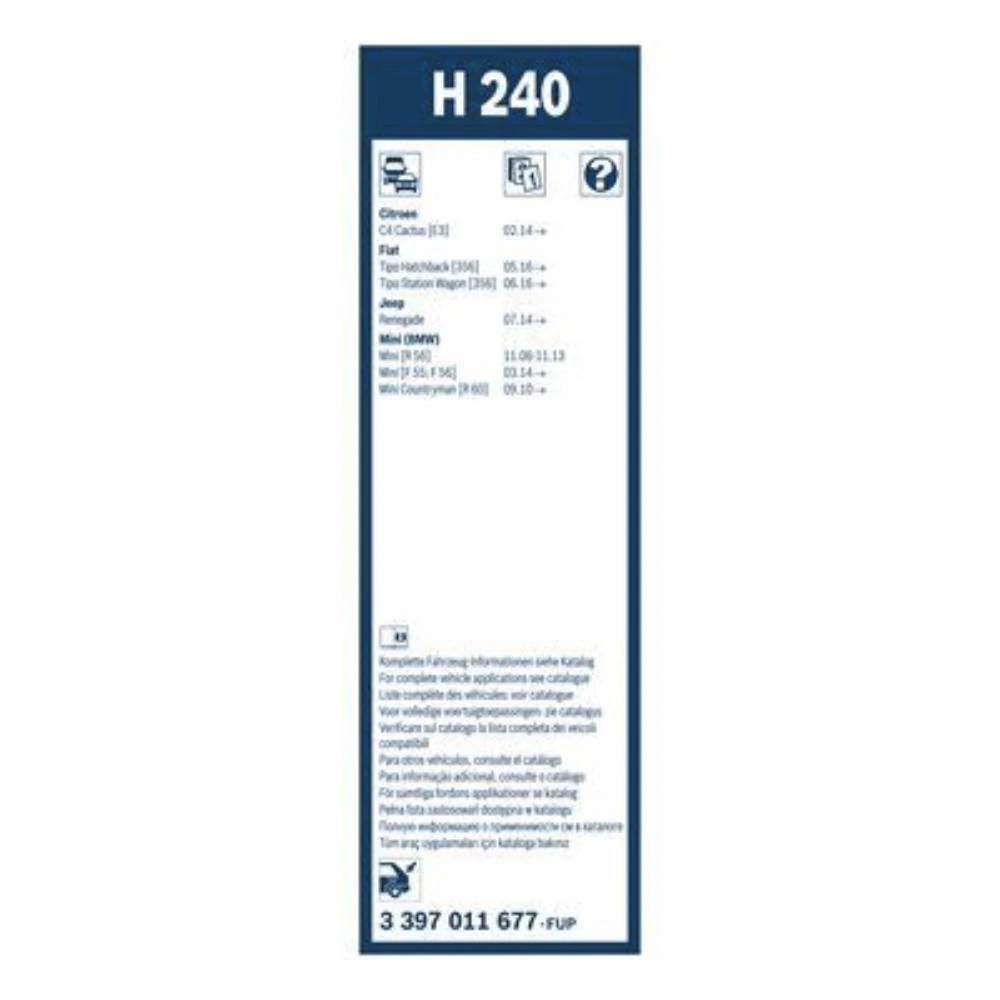 Wycieraczka na tyl BOSCH Rear do Citroen DS3 2 Crossback SUV