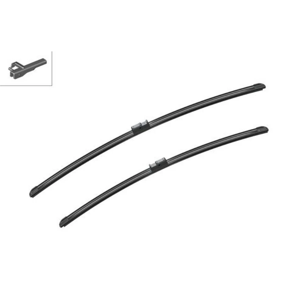 Pióra wycieraczek przód BOSCH AeroTwin do Renault Modus FP JP hatchback 06.2004-05.2005 tylna wycieraczka 260 mm