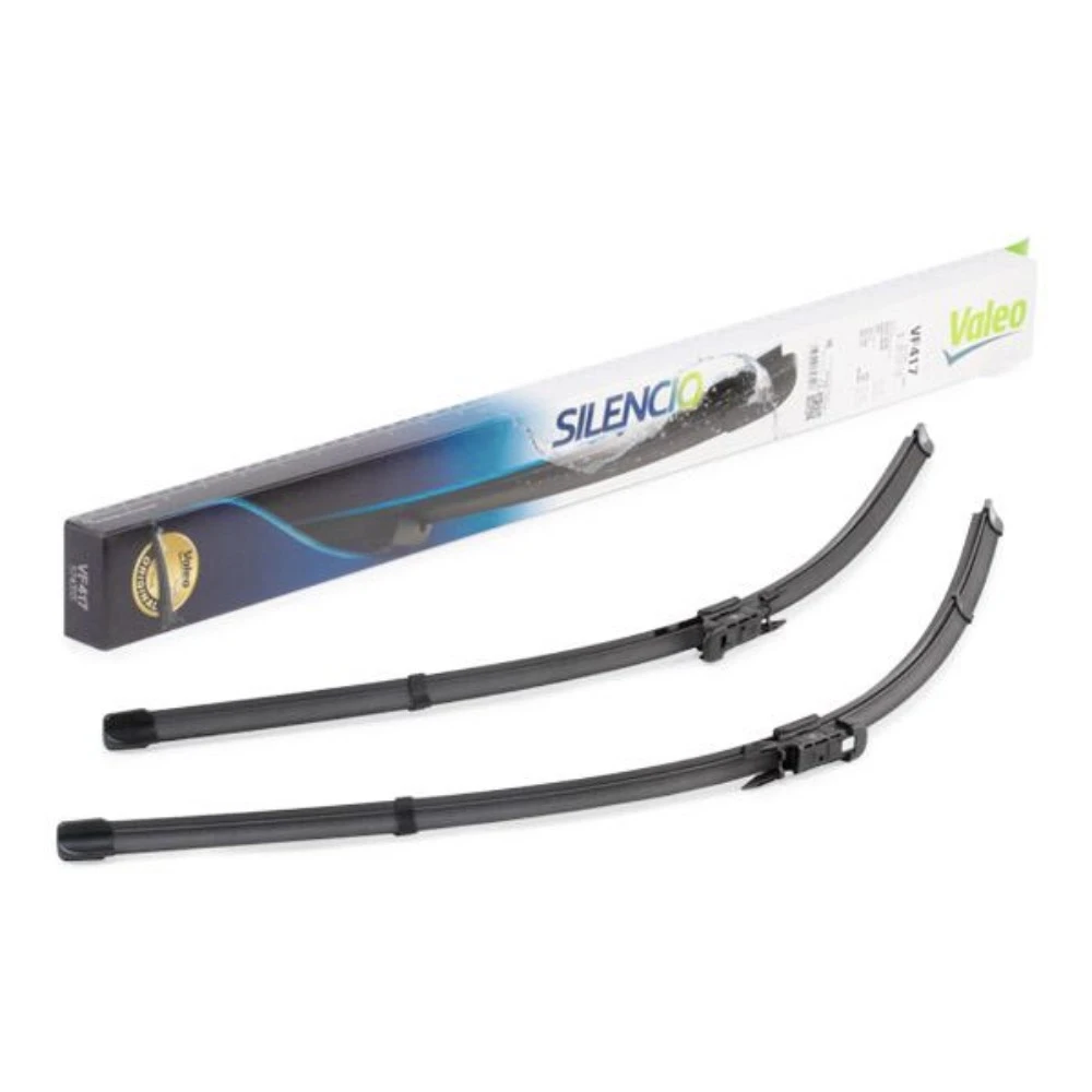 Pióra wycieraczek przód Valeo Silencio Flat do Mercedes Viano W639 09.2005-09.2010 polaczenie waskie | tylna wycieraczka 350 mm