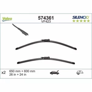 Wycieraczki Valeo Silencio Flat