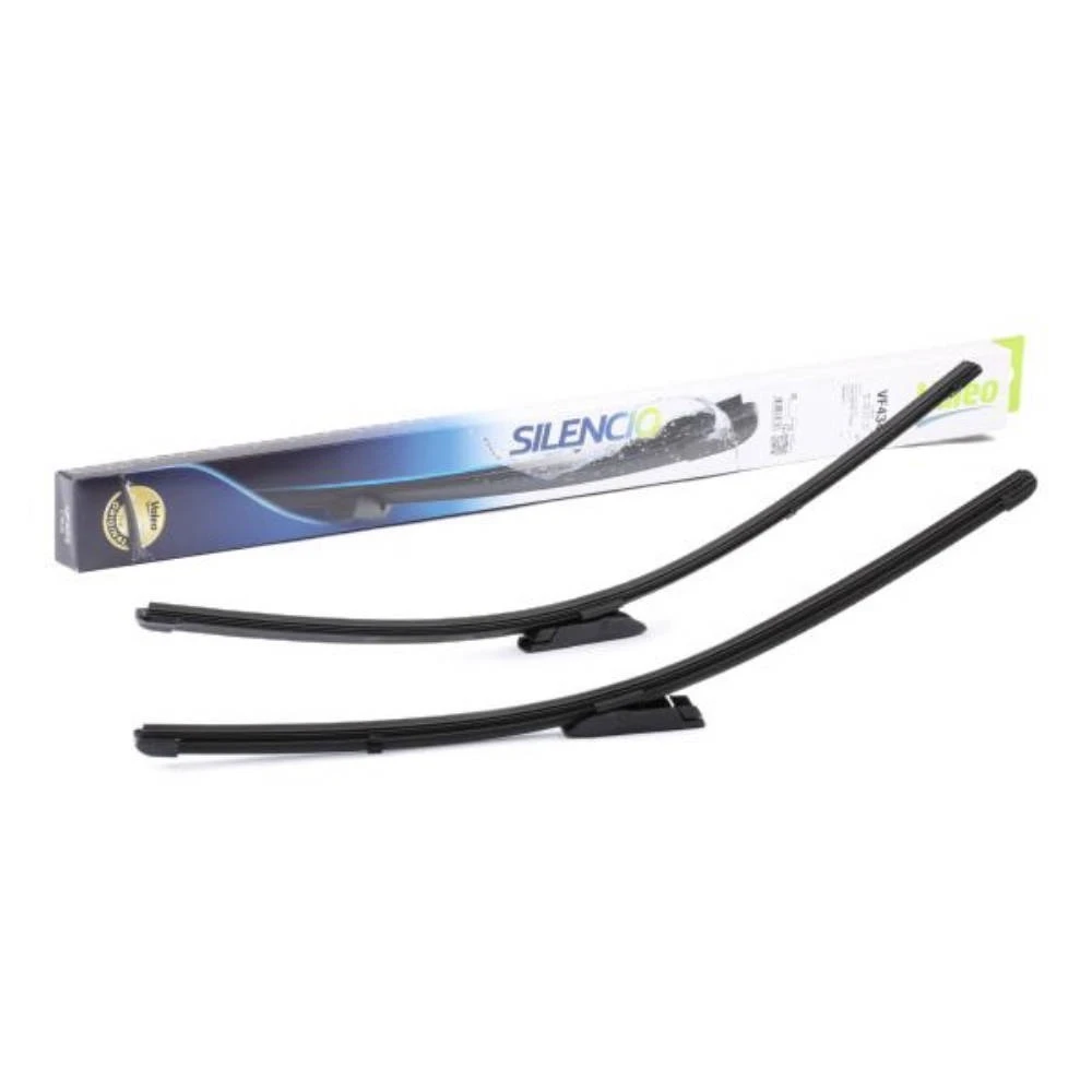 Pióra wycieraczek przód Valeo Silencio Flat do Renault Kangoo 2 FC FW 2 drzwi z tylu | polaczenie bagnetowe