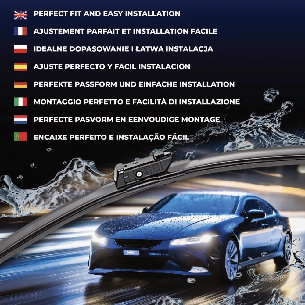 Pióra wycieraczek przód Denso Flat do Smart Fortwo coupe | cabrio EQ C453 A453