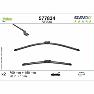 Wycieraczki Valeo Silencio Flat