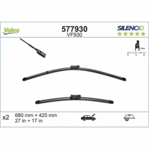 Wycieraczki Valeo Silencio Flat