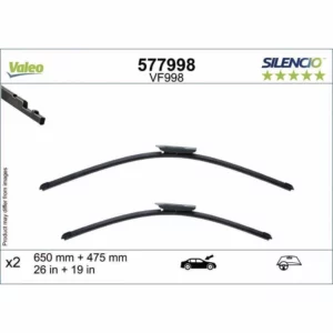 Wycieraczki Valeo Silencio Flat