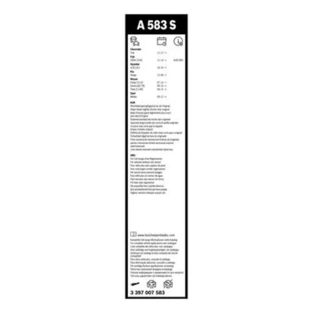 Pióra wycieraczek przód BOSCH AeroTwin do Hyundai ix20 JC hatchback