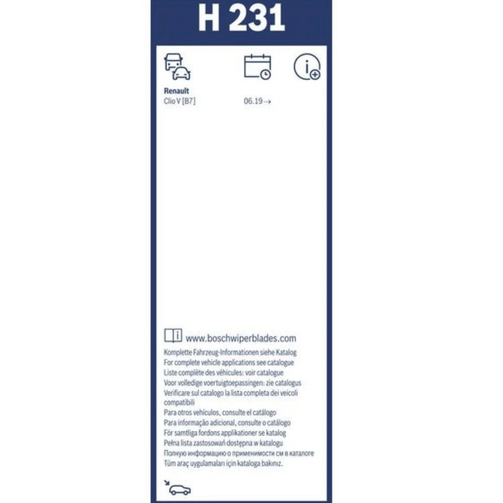 Wycieraczka na tyl BOSCH Rear do Renault Duster 3 P1310 SUV