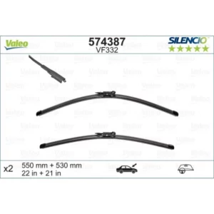 Wycieraczki Valeo Silencio Flat