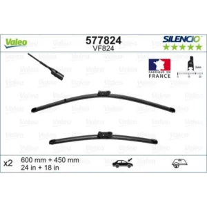 Wycieraczki Valeo Silencio Flat