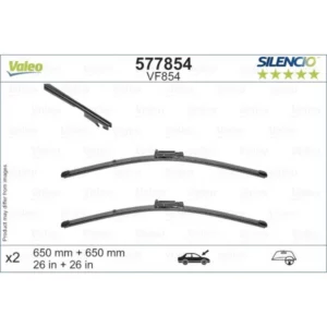 Wycieraczki Valeo Silencio Flat