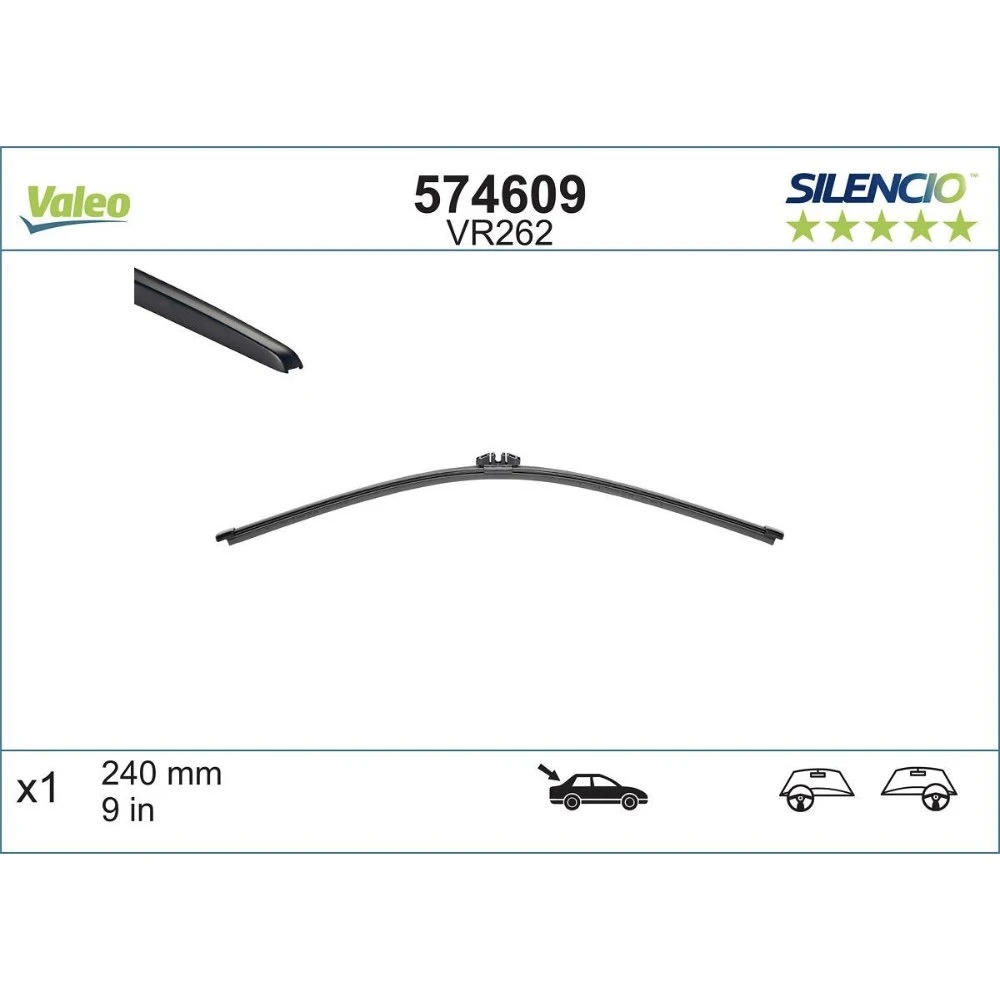 Wycieraczka na tyl Valeo Silencio Rear do Citroen C5 2 Break RD | TD kombi