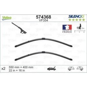 Wycieraczki Valeo Silencio Flat