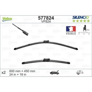 Wycieraczki Valeo Silencio Flat