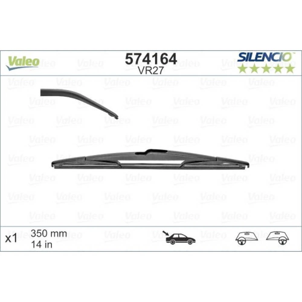 Wycieraczka na tyl Valeo Silencio Rear do Alfa Romeo Giulietta hatchback