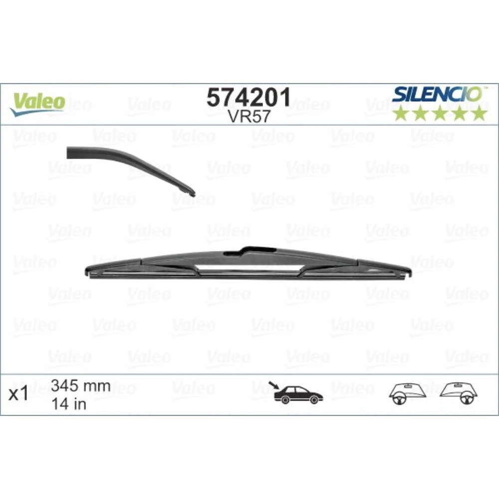 Wycieraczka na tyl Valeo Silencio Rear do Subaru Outback BR | BM kombi