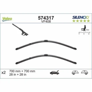 Wycieraczki Valeo Silencio Flat