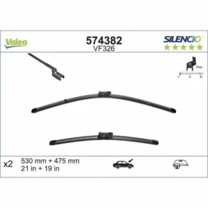 Wycieraczki Valeo Silencio Flat