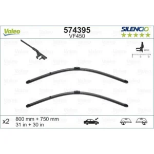 Wycieraczki Valeo Silencio Flat