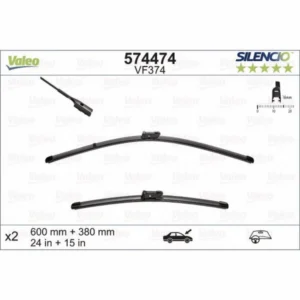 Wycieraczki Valeo Silencio Flat