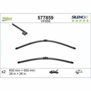Wycieraczki Valeo Silencio Flat