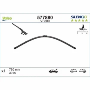 Wycieraczki Valeo Silencio Flat