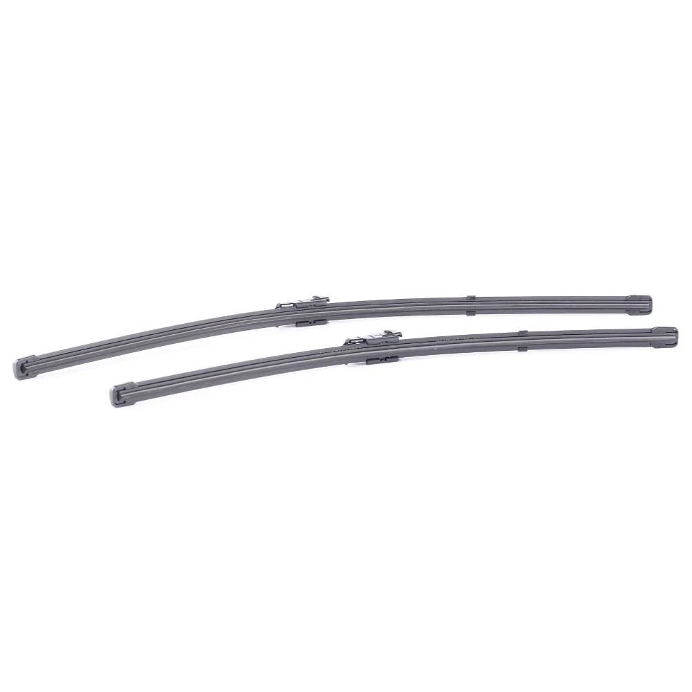 Pióra wycieraczek przód Valeo Silencio Flat do BMW X5 E70 SUV 04.2012-06.2013 mocowanie przycisk