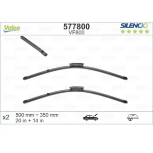 Wycieraczki Valeo Silencio Flat