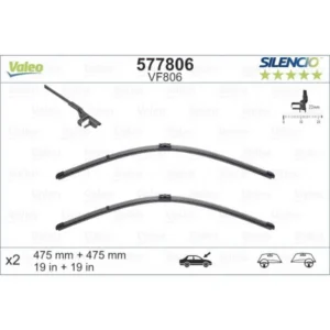 Wycieraczki Valeo Silencio Flat