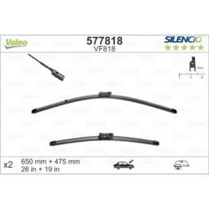 Wycieraczki Valeo Silencio Flat