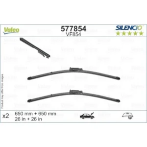 Wycieraczki Valeo Silencio Flat