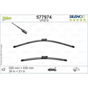 Wycieraczki Valeo Silencio Flat