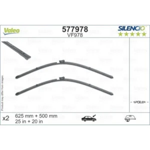 Wycieraczki Valeo Silencio Flat