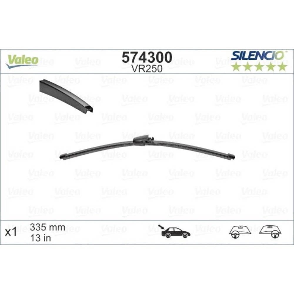Wycieraczka na tyl Valeo Silencio Rear do Volkswagen Transporter van