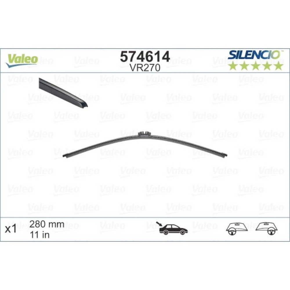 Wycieraczka na tyl Valeo Silencio Rear do BMW X3 G01 | F97 | G08 SUV